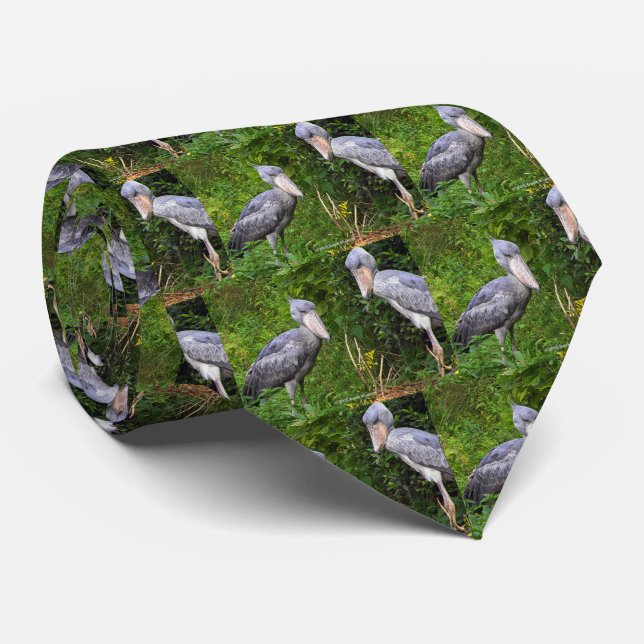 Shoebill Neck Tie (Rolled)
