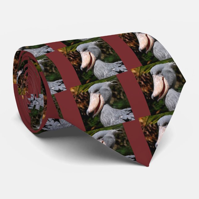 Shoebill Neck Tie (Rolled)