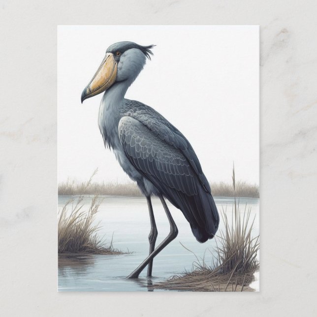 Shoebill Stork Postcard (Front)