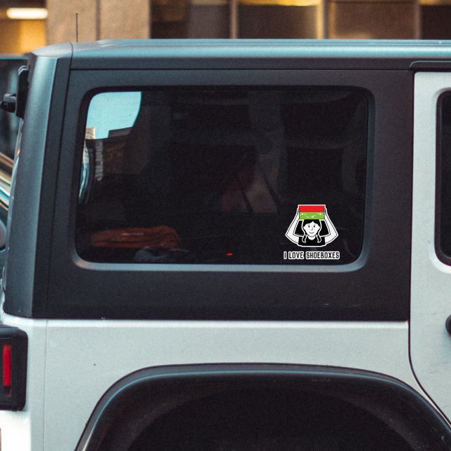 Shoebox Family Vinyl Car Window Sticker - Girl (Creator Uploaded)