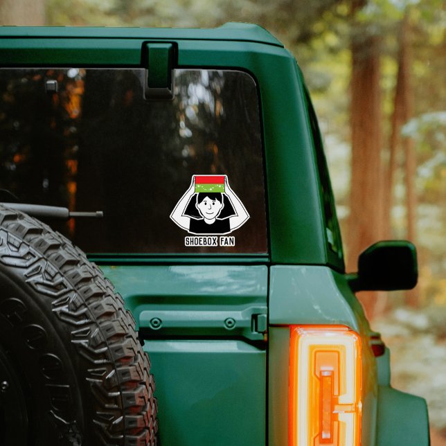 Shoebox Family Vinyl Car Window Sticker - Man (Creator Uploaded)