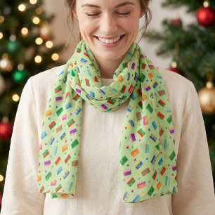 Shoebox Love Scarf - Green