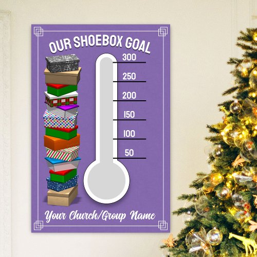 Shoebox Thermometer Poster _ Purple