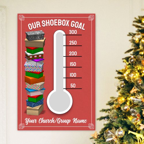 Shoebox Thermometer Poster _ Red