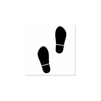 Shoeprint rubber stamp, shoe print rubber stamp