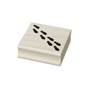 Shoeprints rubber stamp, shoe print, shoeprint stamp