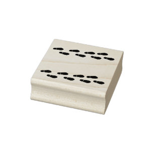 Shoeprints rubber stamp, shoe print, shoeprint stamp