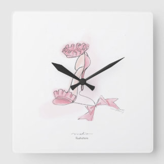 Shoes Addict Square Wall Clock