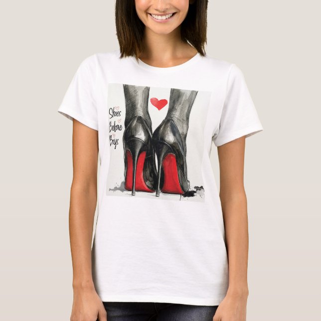 Shoes Before Boys T-Shirt (Front)