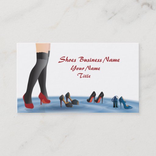Customizable Shoes Business Business Card