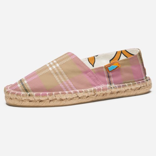 Shoes for Cruise Beige Pink Slip On Canvas Shoes