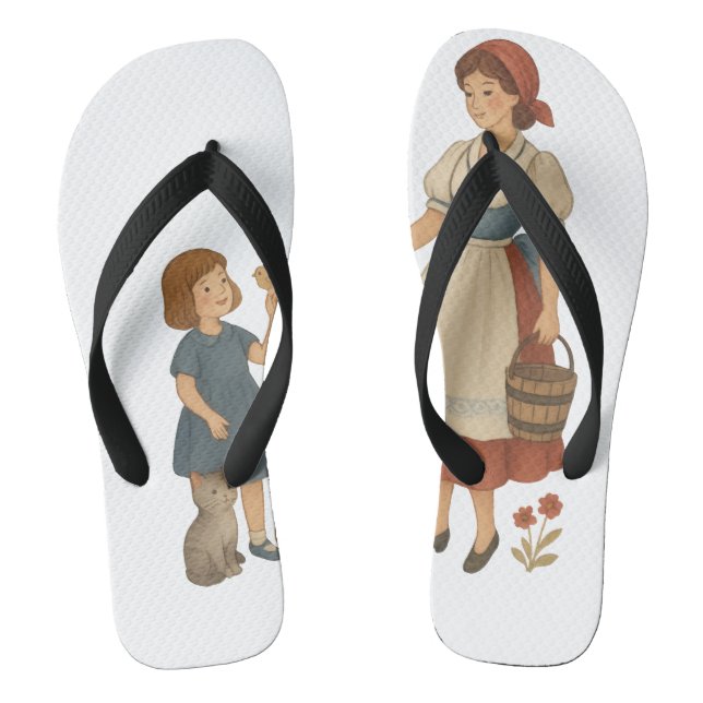 shoes girl flip flops (Footbed)