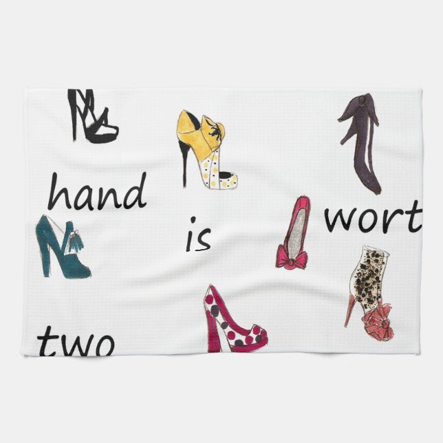 Shoes Kitchen Towel (Horizontal)