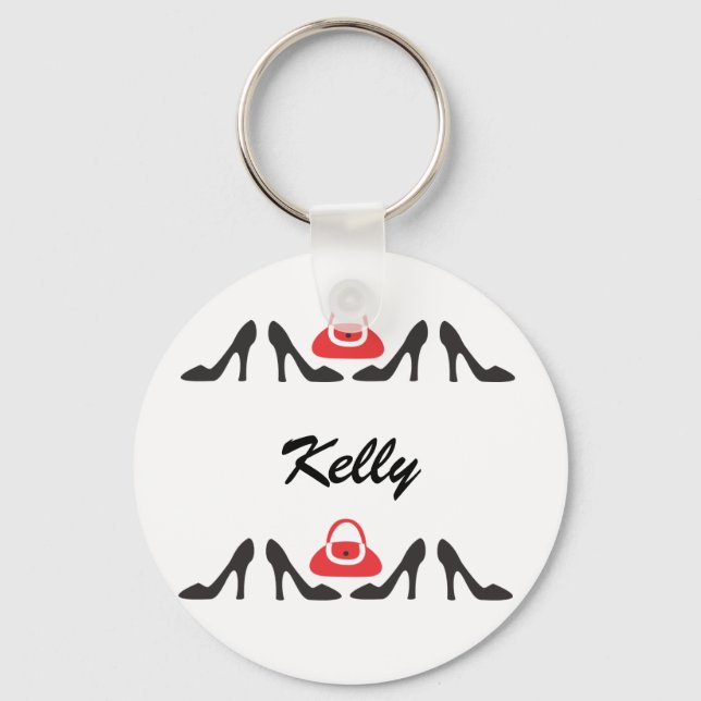 Shoes Line Up Keychain (Front)