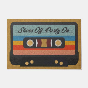 Shoes Off Party On Mat, Humor Quotes Doormat