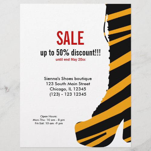 Shoes on SALE Flyer