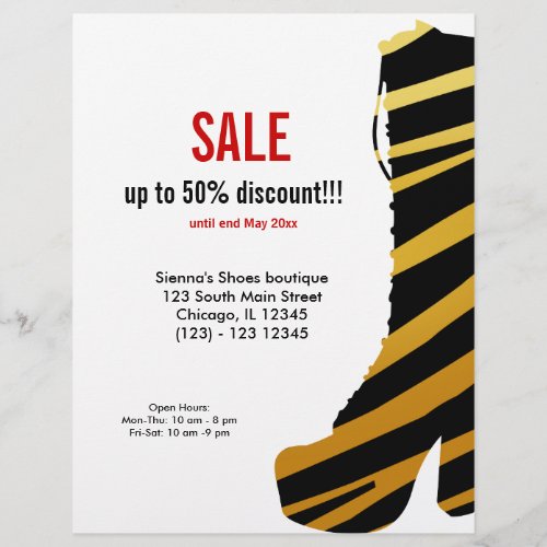 Shoes on Sale Flyer