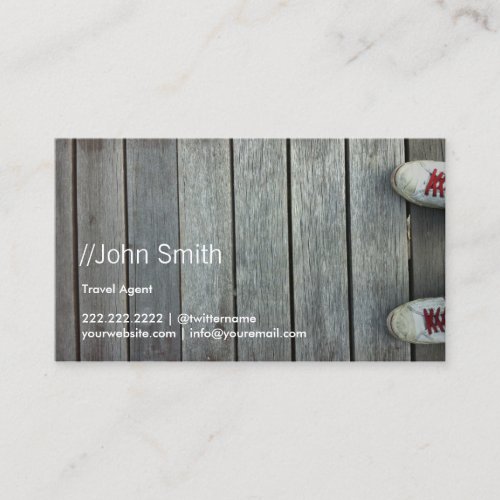 Shoes on the Road Travel Business Card
