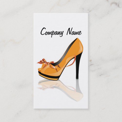 Shoes Shop Manager Business Card