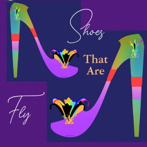  SHOES THAT ARE FLY Graphic   Poster