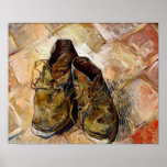 Shoes Van Gogh 1888 Poster<br><div class="desc">A rather quirky work of art by Van Gogh entitled Shoes,  painted in 1888.</div>