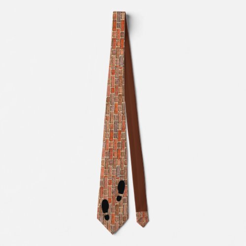 Shoes Walk The Brick Road Neck Tie