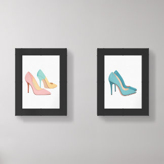 Shoes wall art sets