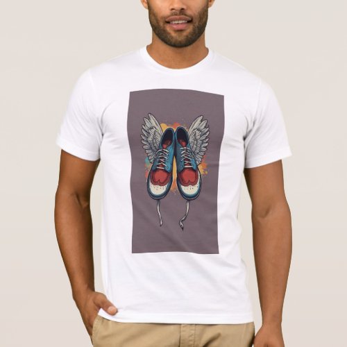 SHOES WITH WINGS T_Shirt