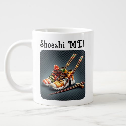 Shoeshi ME _ Unique Sushi Sneaker Giant Coffee Mug