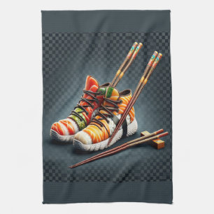 Shoeshi ME - Unique Sushi Sneaker Kitchen Towel