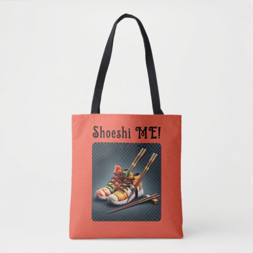 Shoeshi ME _ Unique Sushi Sneaker Tote Bag