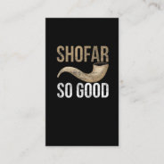 Shofar Ancient Musical Horn Jewish Quote Business Card at Zazzle