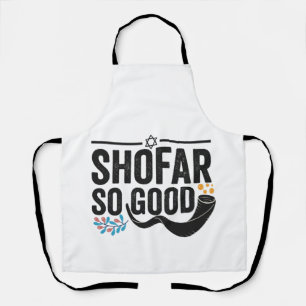 Shofar So Good Jewish Ram Hanukkah  Apron