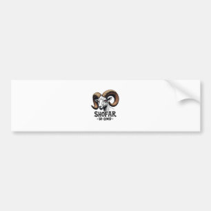 Shofar So Good Jewish Ram Hanukkah Bumper Sticker