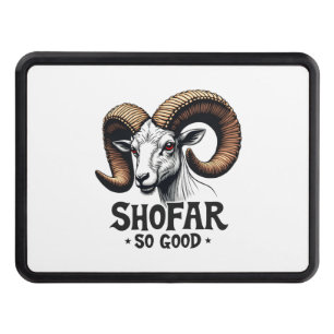 Shofar So Good Jewish Ram Hanukkah  Hitch Cover