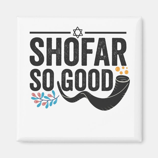 Shofar So Good Jewish Ram Hanukkah  Magnet (Front)