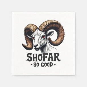 Shofar So Good Jewish Ram Hanukkah  Napkins