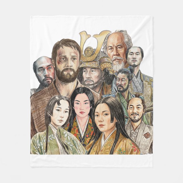 Shogun - Collage Fleece Blanket (Front)