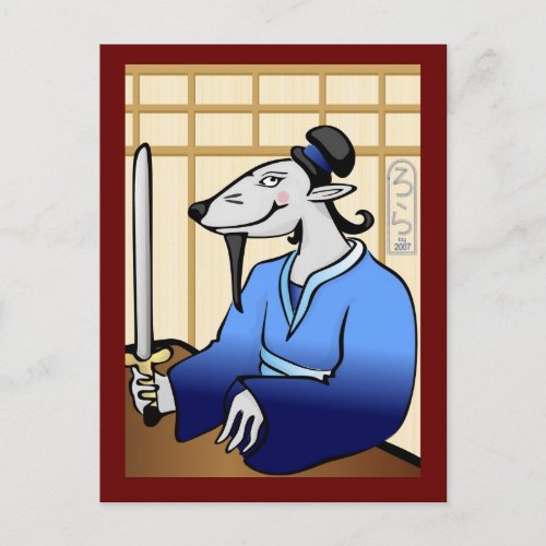 Shogun Year of the Rat Postcard