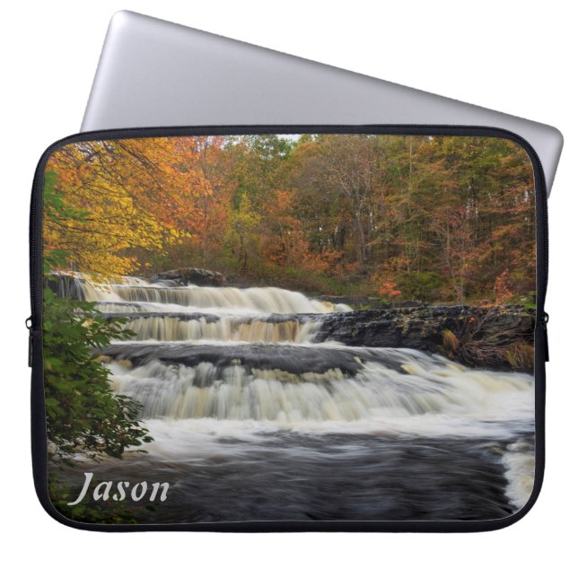 Shohola Falls in Autumn (2) Laptop Sleeve (Front)