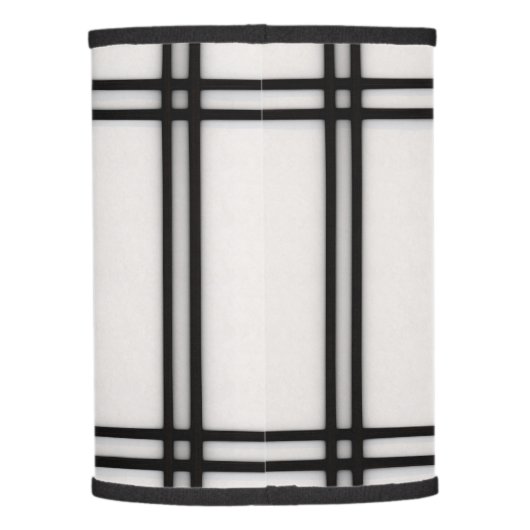 Shoji - Bamboo & Crane Lamp Shade (Back)