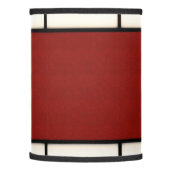Shoji - red lamp shade (Left)