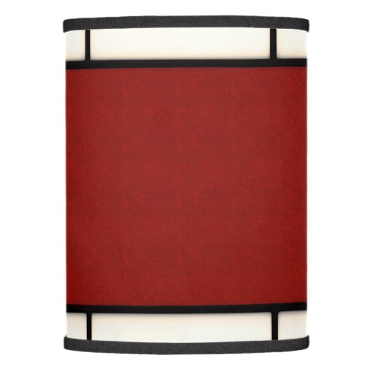 Shoji - red lamp shade (Front)