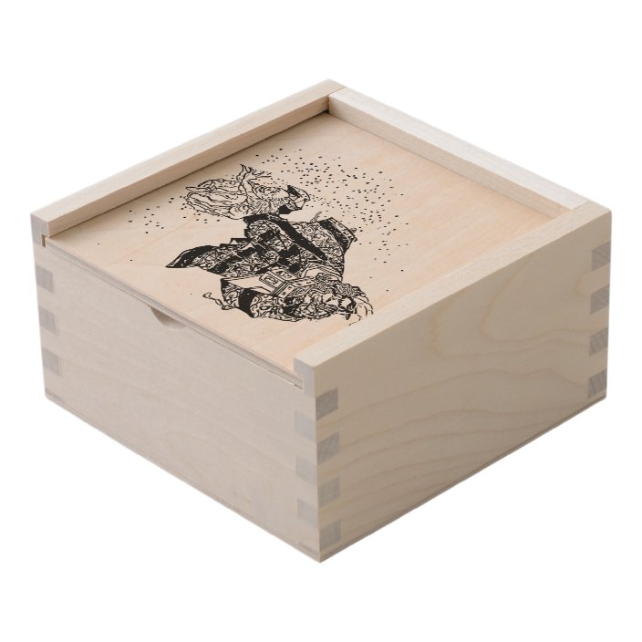 Shoki the Demon Slayer and Oni Keepsake Box | Zazzle.com