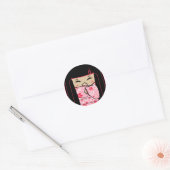 "Shokio" Mayumi Giggles Classic Round Sticker (Envelope)