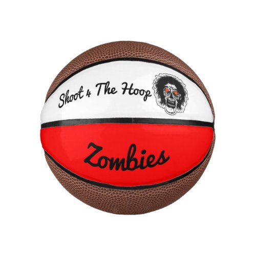 Shoot 4 The Hoop _ Zombie Red Eyes Mini Basketball