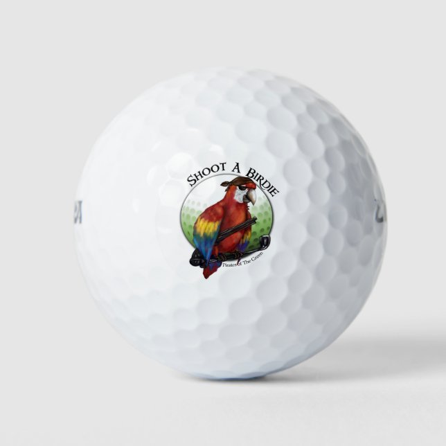 Shoot A Birdie Pirate Golf Balls (Front)