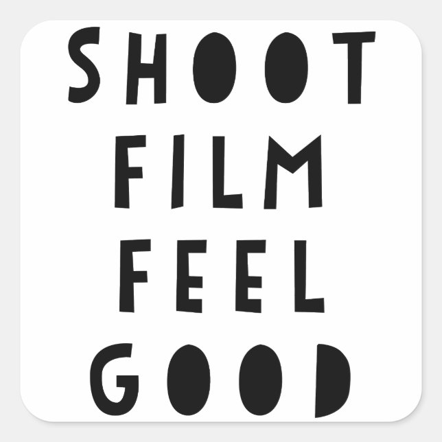 Shoot Film Feel Good Sticker (Front)