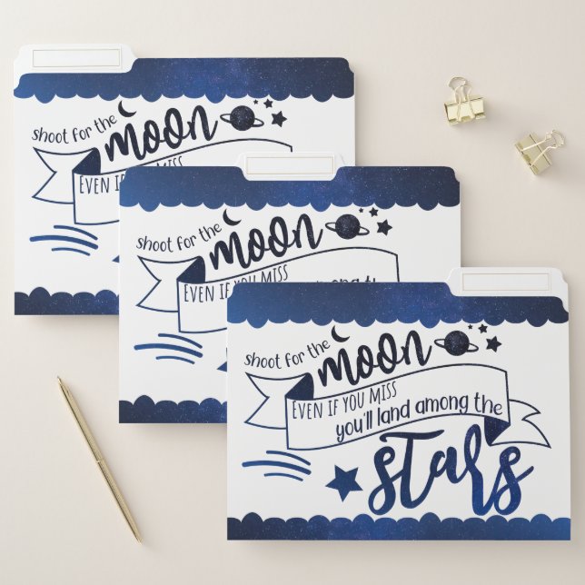 Shoot for the Moon File Folder (Set)