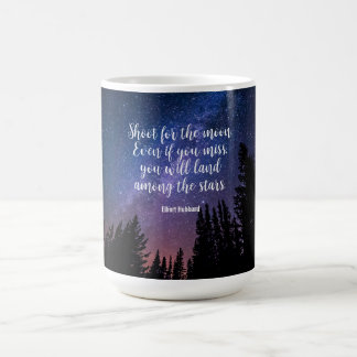 Shoot for the Moon - Inspirational Coffee Mug